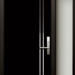 Modern Contemporary Door -Modern Wood Door with Stainless Steel Design installed in Maple, Ontario by Modern-doors.ca-Pic#182