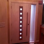 Modern Front Entry Door System with Stainless Steel & Multi Point Lock installed in Kitchener-Ontario-Inside View