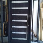 CUstom Modern Door- Custom Exterior Modern Door with 2 site Lites