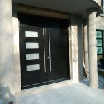 Oversized Modern Exterior double Doors - By Modern-Doors Toronto
