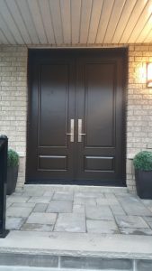 Traditional Fiberglass Double Front Entry Door