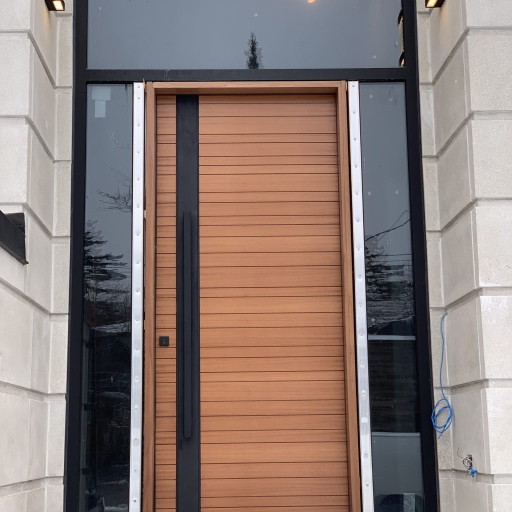 Solid Wood Urban Modern Front Entry Door - Modern Doors