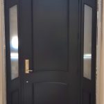 Traditional Fiberglass Door With Side Lights