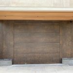 Flush Mount Garage Door Solid Wood
