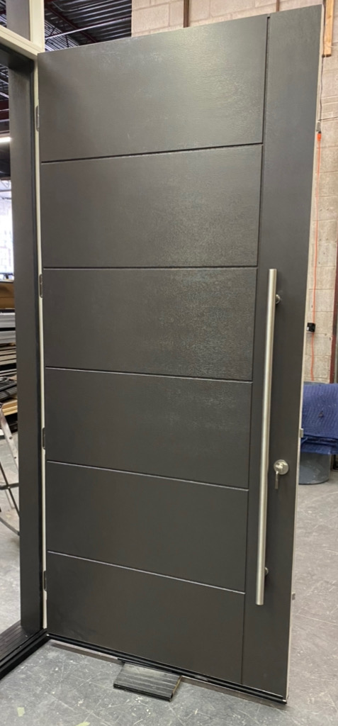 Modern Oversized Multi-Point Single Door Grey