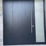 Modern Solid Wood Door with Multipoint Lock System