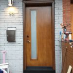 Smooth Finish Single Entry Door With Traditional Hardware