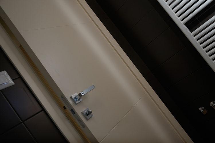 Modern Contemporary Interior Doors -Modern Interior Door with 2 Horizontal lines